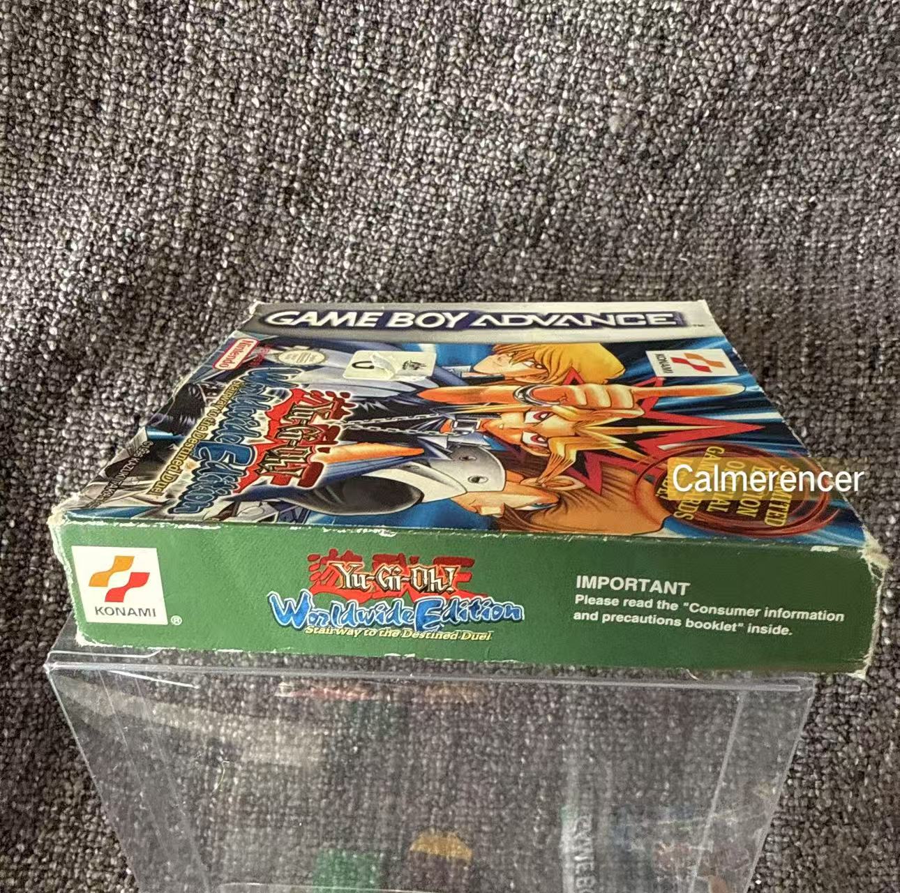 Yu Gi Oh Worldwide Edition Stairway To The Destined Duel Boxed Game -Nintendo Gameboy Advance GBA - Pal Version