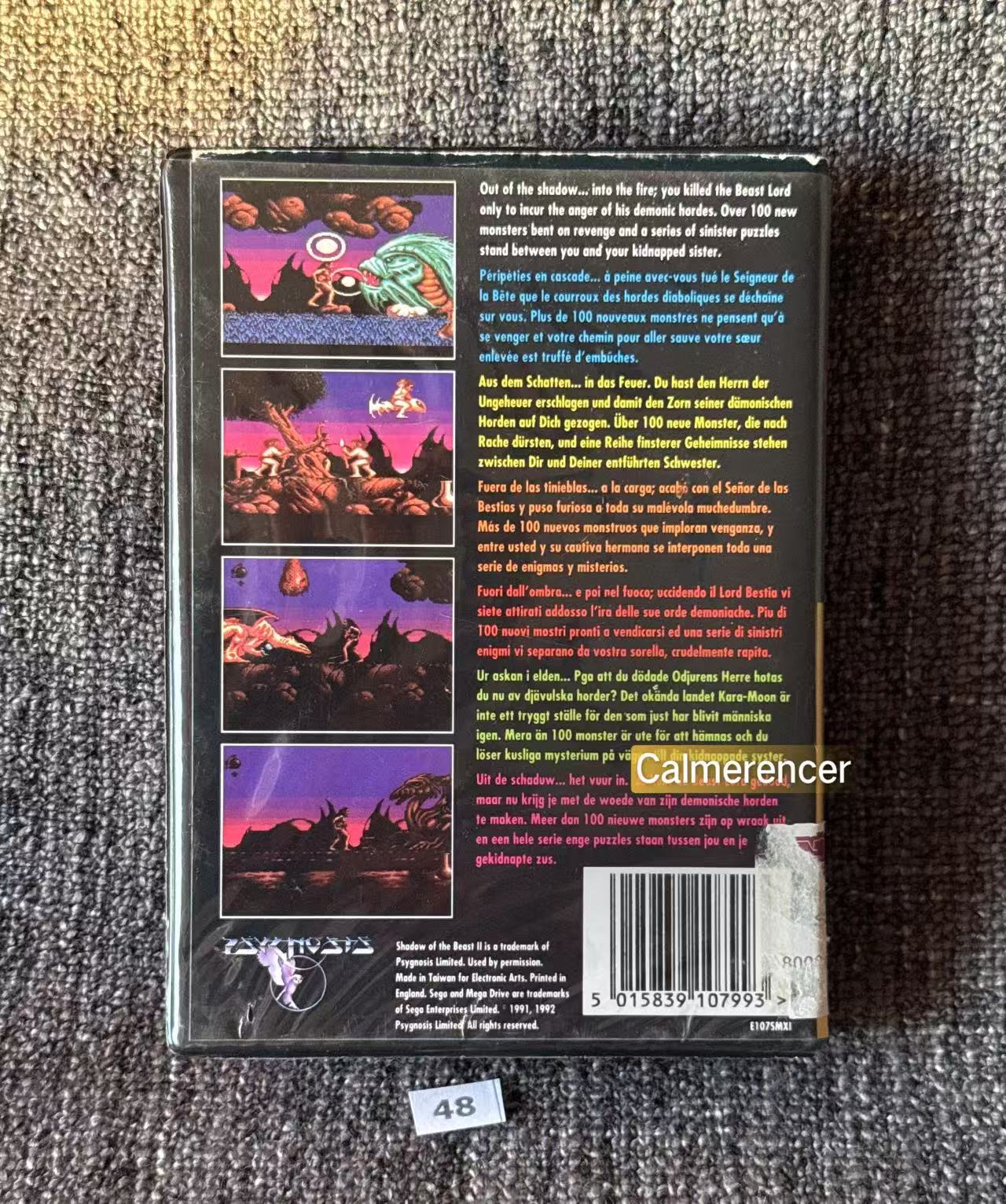 Shadow Of The Beast 2 - Game - Sega Mega Drive