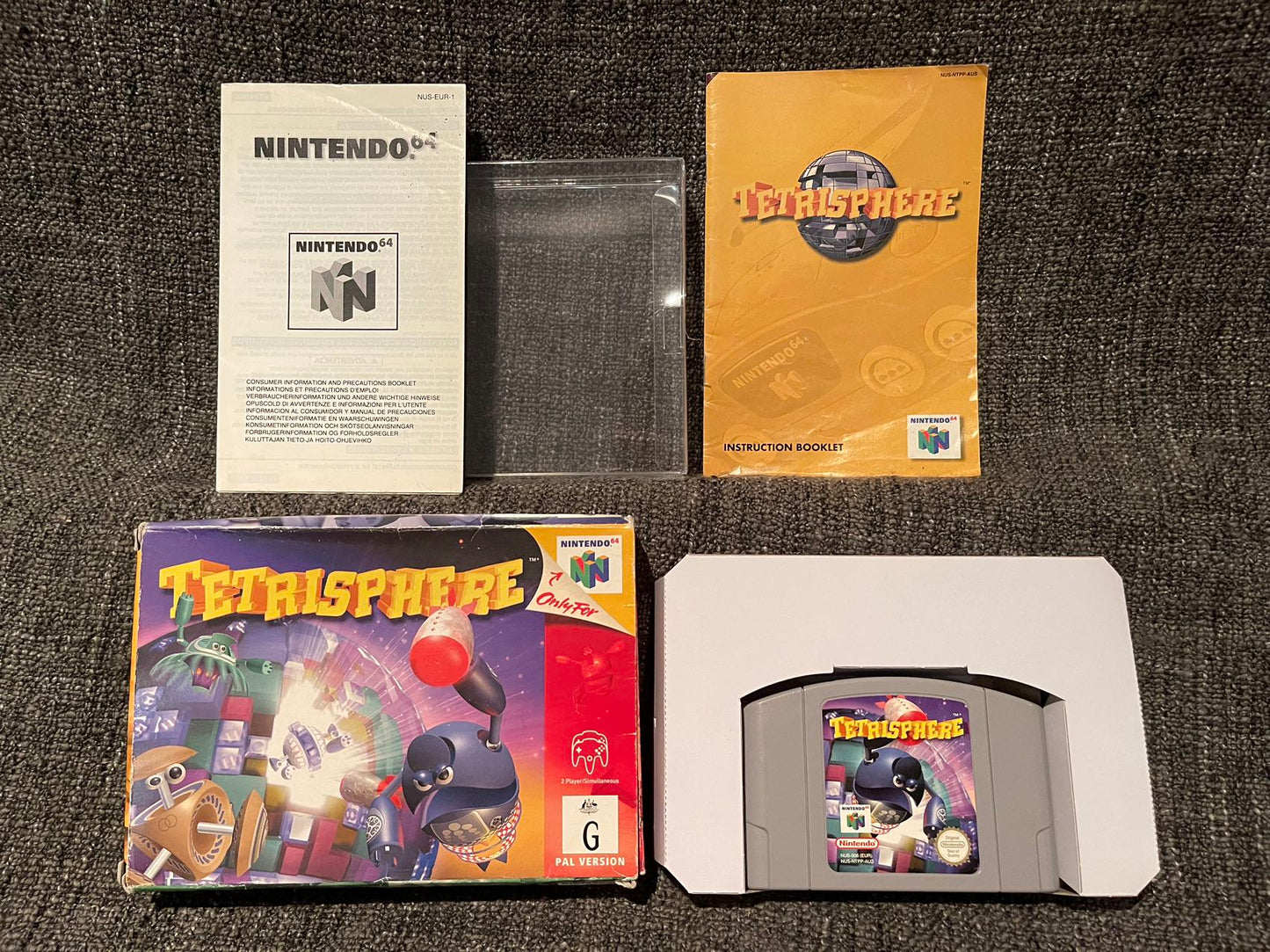 Tetristphere Game Boxed - Nintendo 64 / N64 - Pal Version