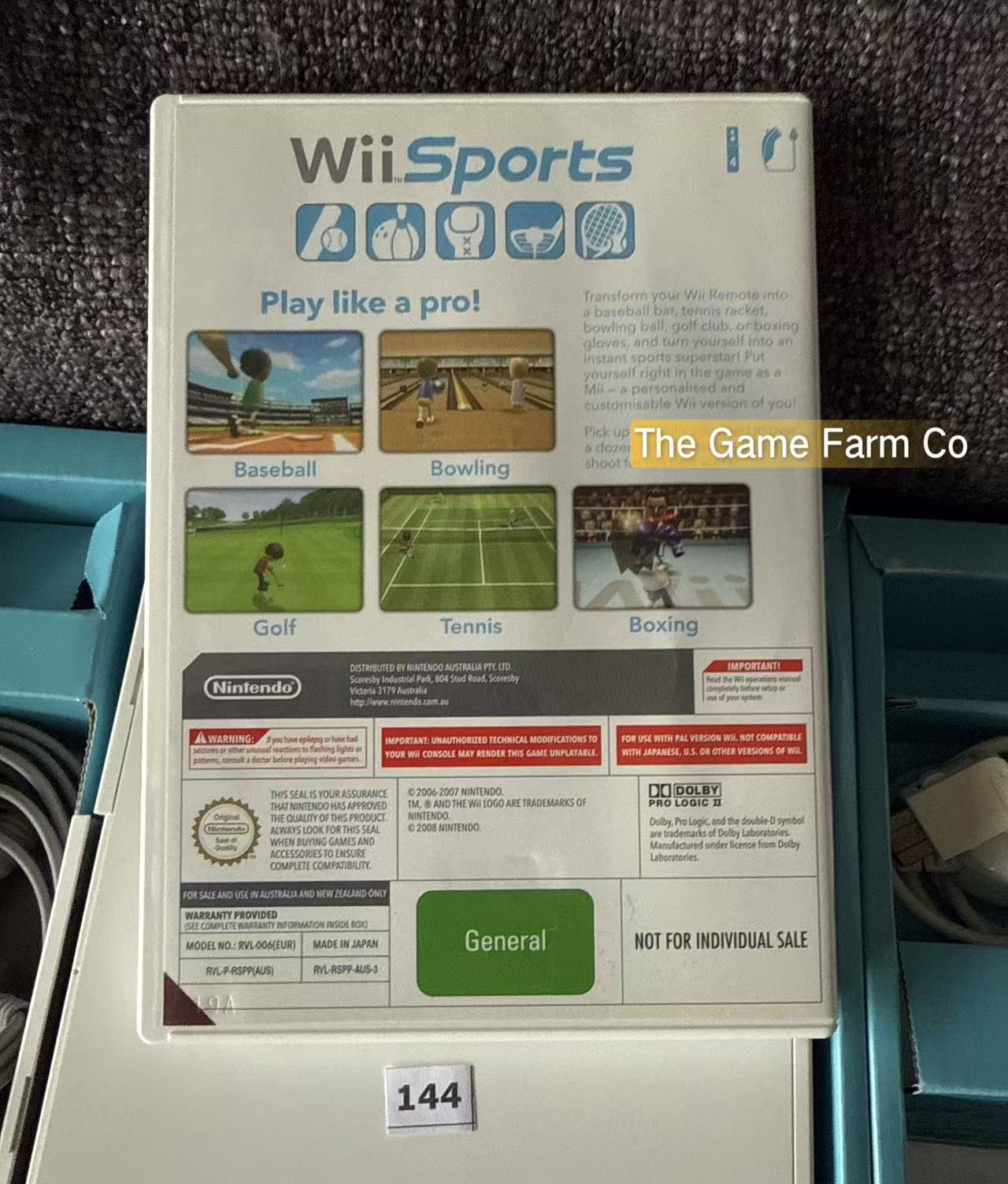Nintendo Wii Sports Console bundle - Pal Australian in Excellent condition
