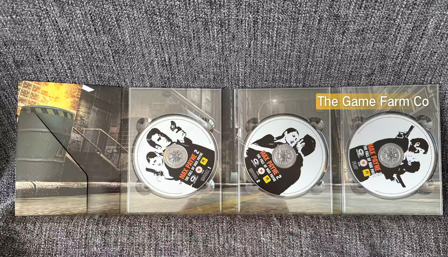 Max Payne 2 The Fall Of Max Payne A Film Noir Love Story Game Boxed - PC - CD ROM - Big Box