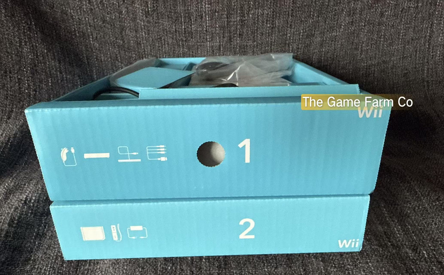 Black Nintendo Wii Mario Kart Bundle Edition - Pal Australian in Excellent condition