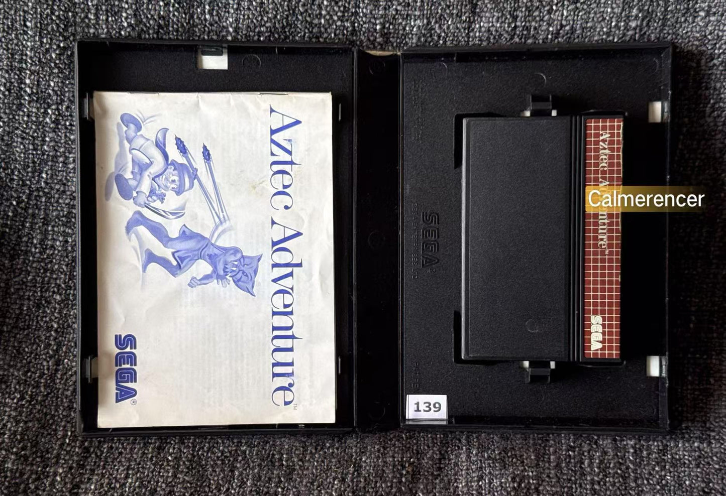 Aztec Adventure Game - Sega Master System