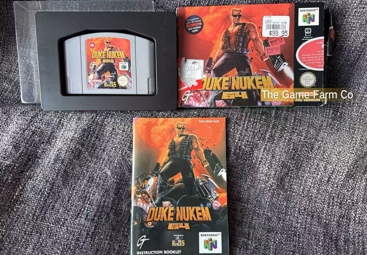 Duke Nukem Game Boxed - Nintendo 64 / N64 - Pal Version