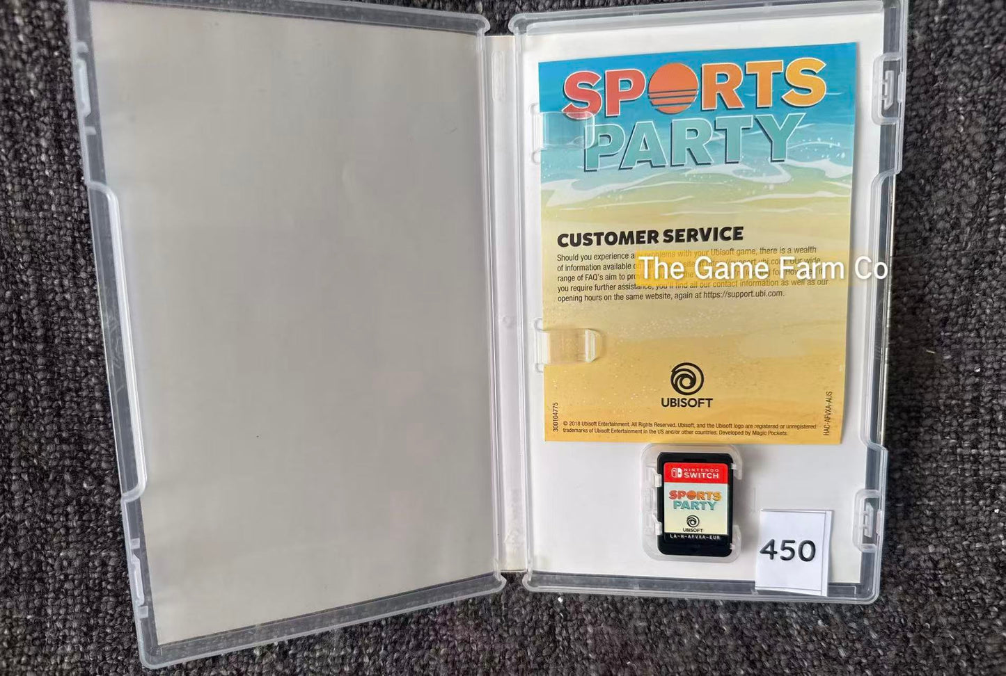 Sports Party Nintendo Switch Physical Game Cartridge PAL Tested Used