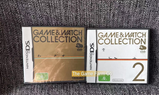 Game & Watch Collection 1 and 2 Games - Brand new & Sealed Nintendo DS - Pal