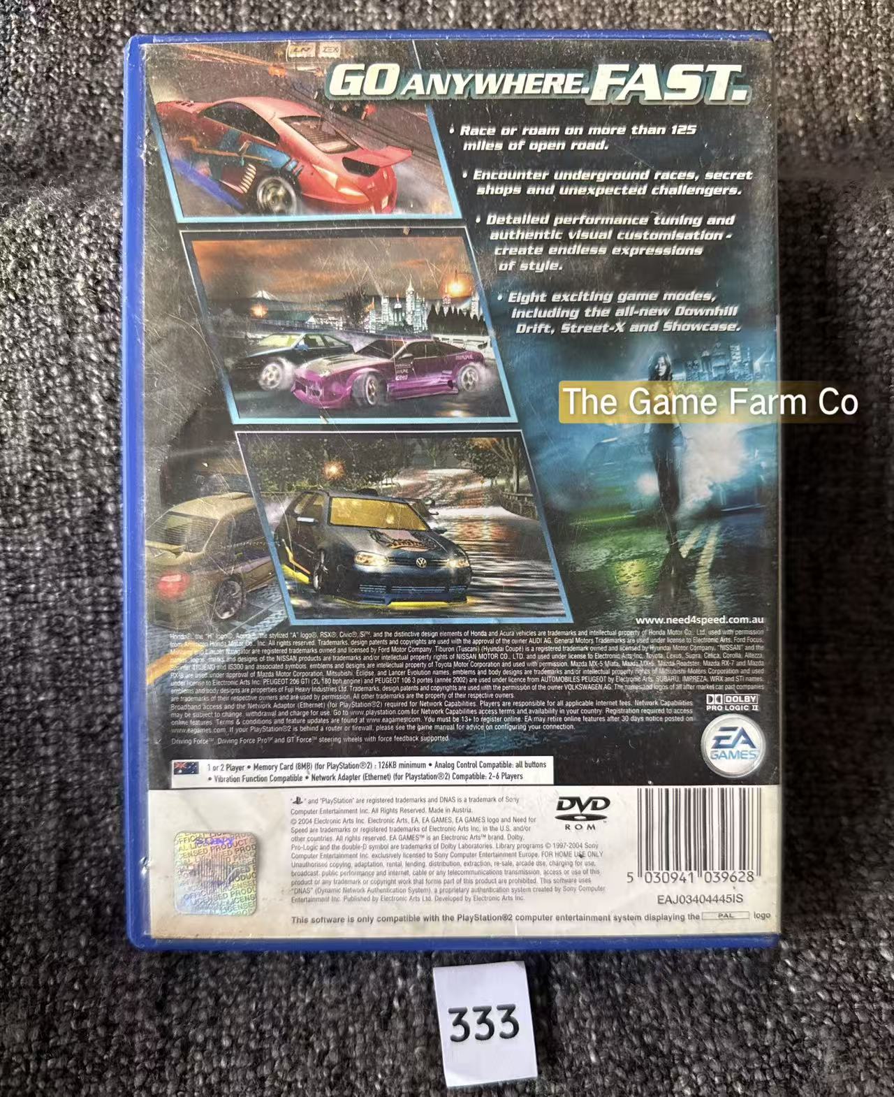 Need For Speed Underground 2 Game- Sony PlayStation 2 (PS2)