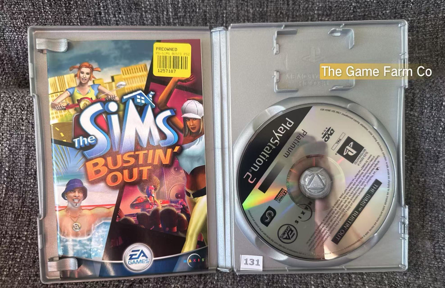 The Sims Bustin Out Game- Sony PlayStation 2 (PS2)