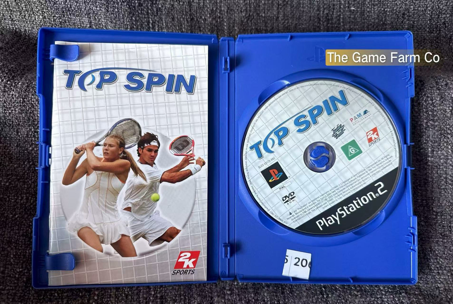 Top Spin Game- Sony PlayStation 2 (PS2)