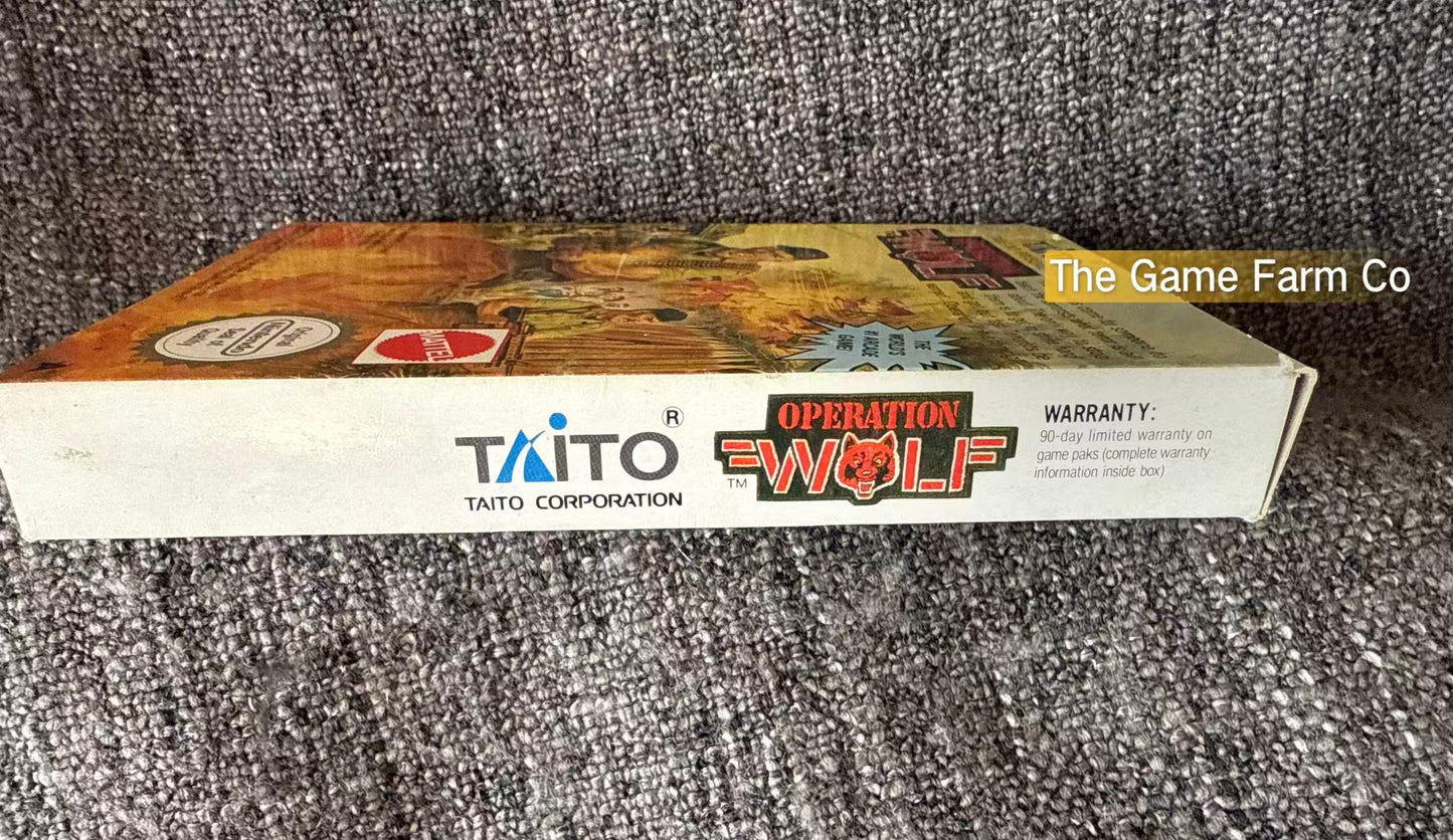 Operation Wolf Boxed Game - Nes - Nintendo / Entertainment System - Pal Version