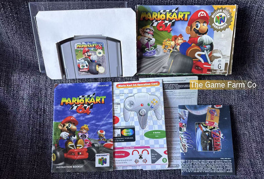 Mario Kart Game Boxed - Nintendo 64 / N64 - Pal Version