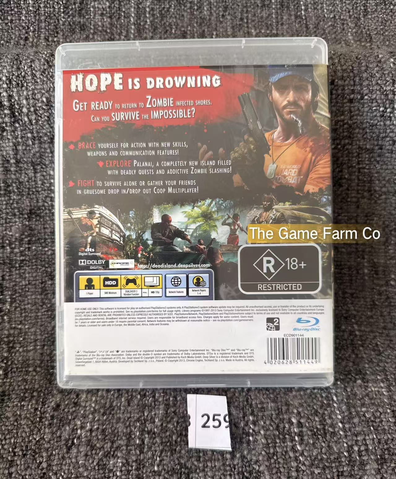 Dead Island Riptide Game - PS3 - Sony Playstation 3
