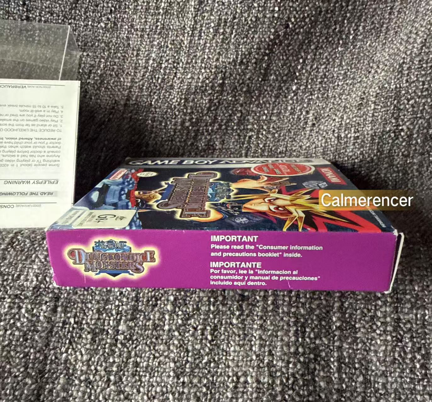 Yu Gi Oh  Dungeon Dice Monsters Boxed/Complete Game -Nintendo Gameboy Advance Cart GBA - Pal Version