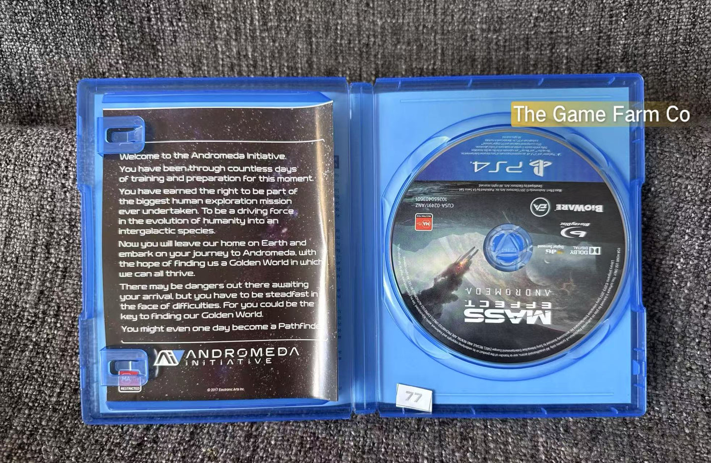 Mass Effect Andromeda Sony Playstation 4 (PS4) Game