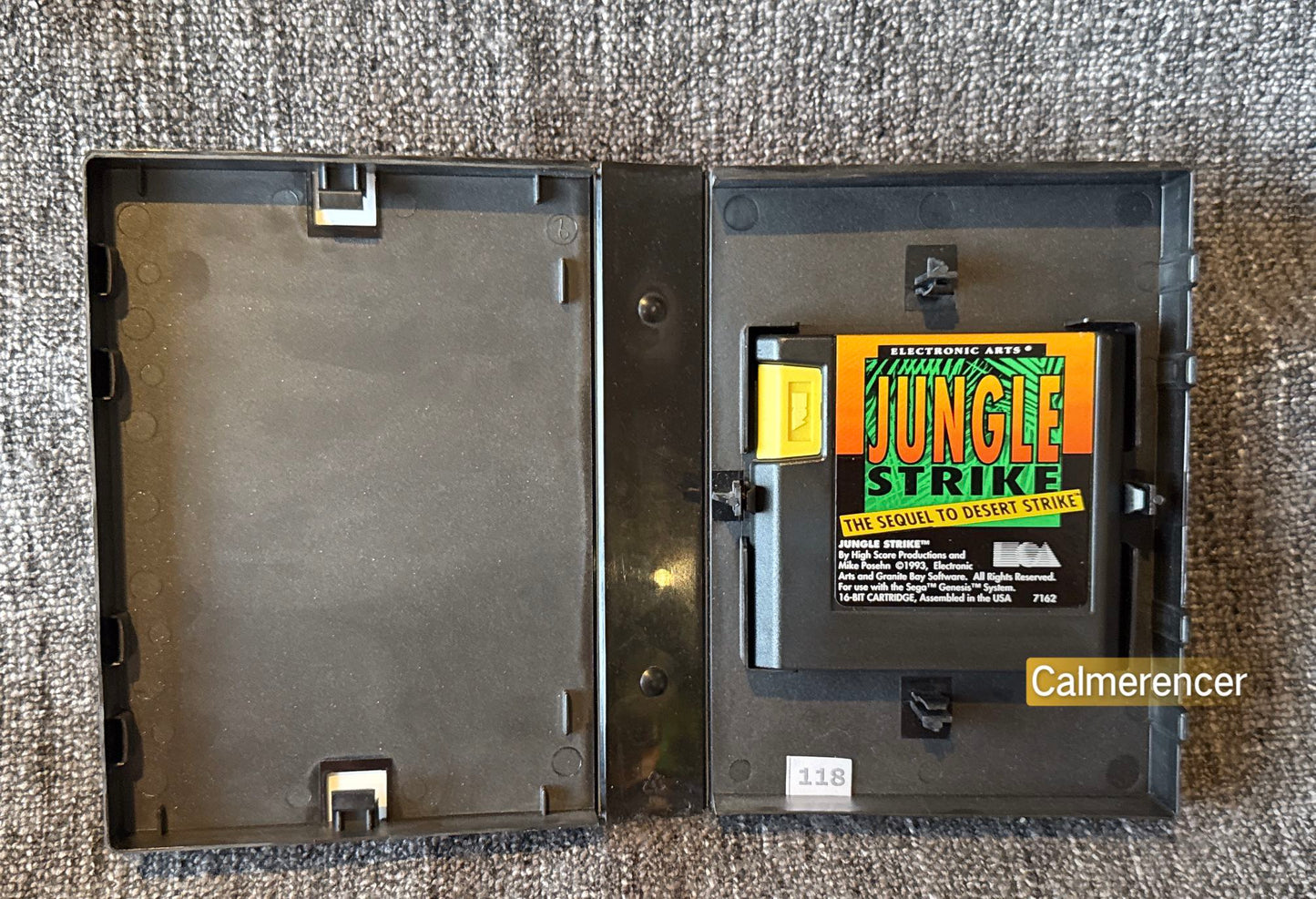 Jungle Strike The Sequel to Desert Strike Game - No manual - Sega Mega Drive