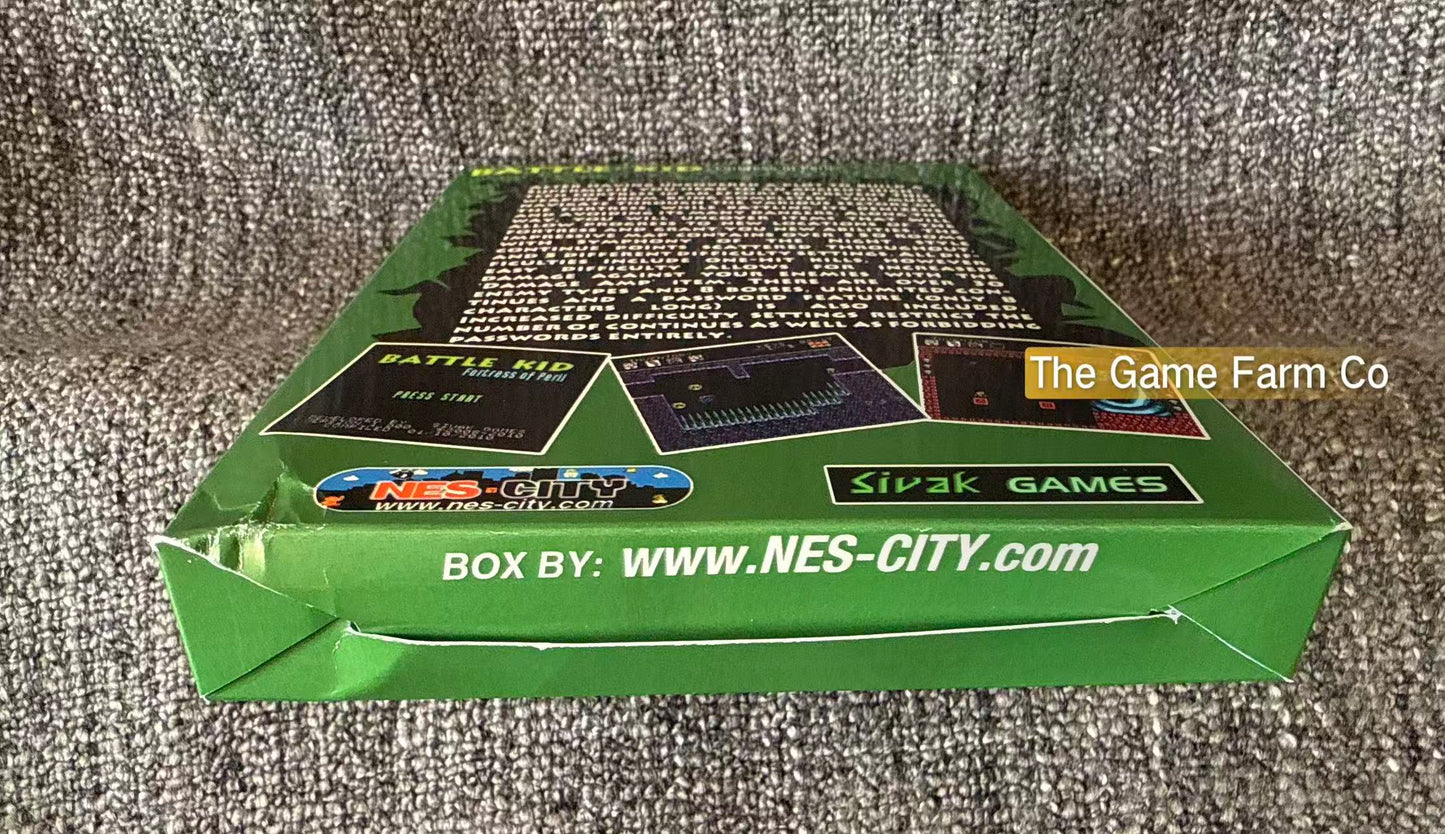 Battle Kid Fortress of Peril NES Physical Game CIB Tested Used Great Condition