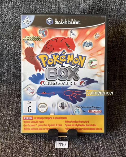Pokemon Box Ruby & Sapphire Game - Nintendo Gamecube - Pal Version
