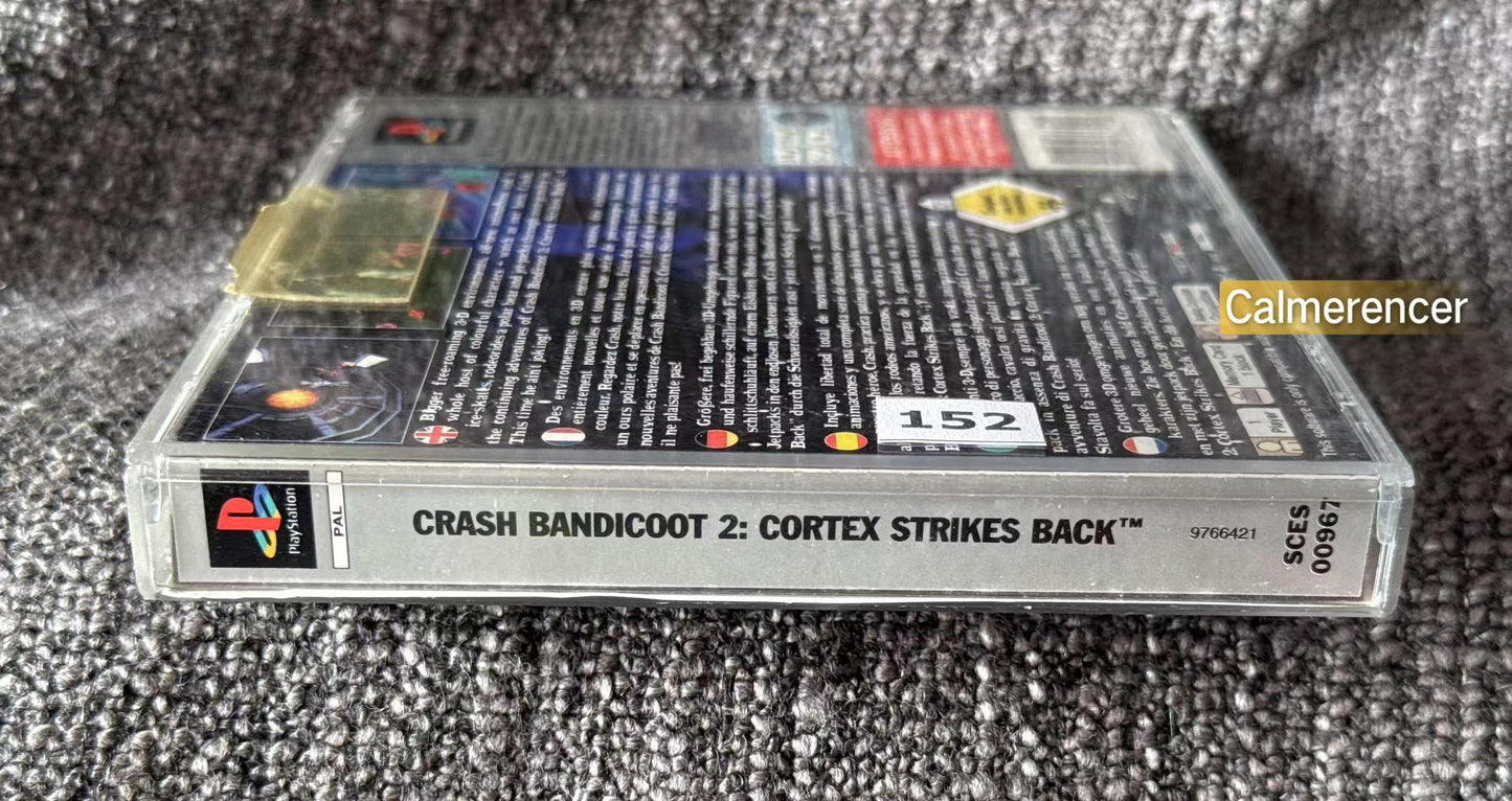 Crash Bandicoot 2 Cortex Strikes Back - Sony Playstation One (PS1) Game