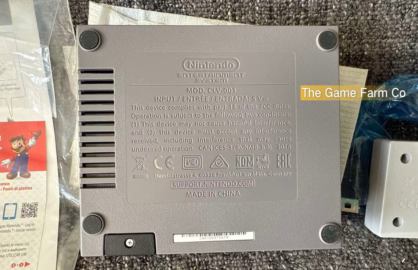 Nintendo Classic Console Mini Boxed Genuine (NES) Pal Version