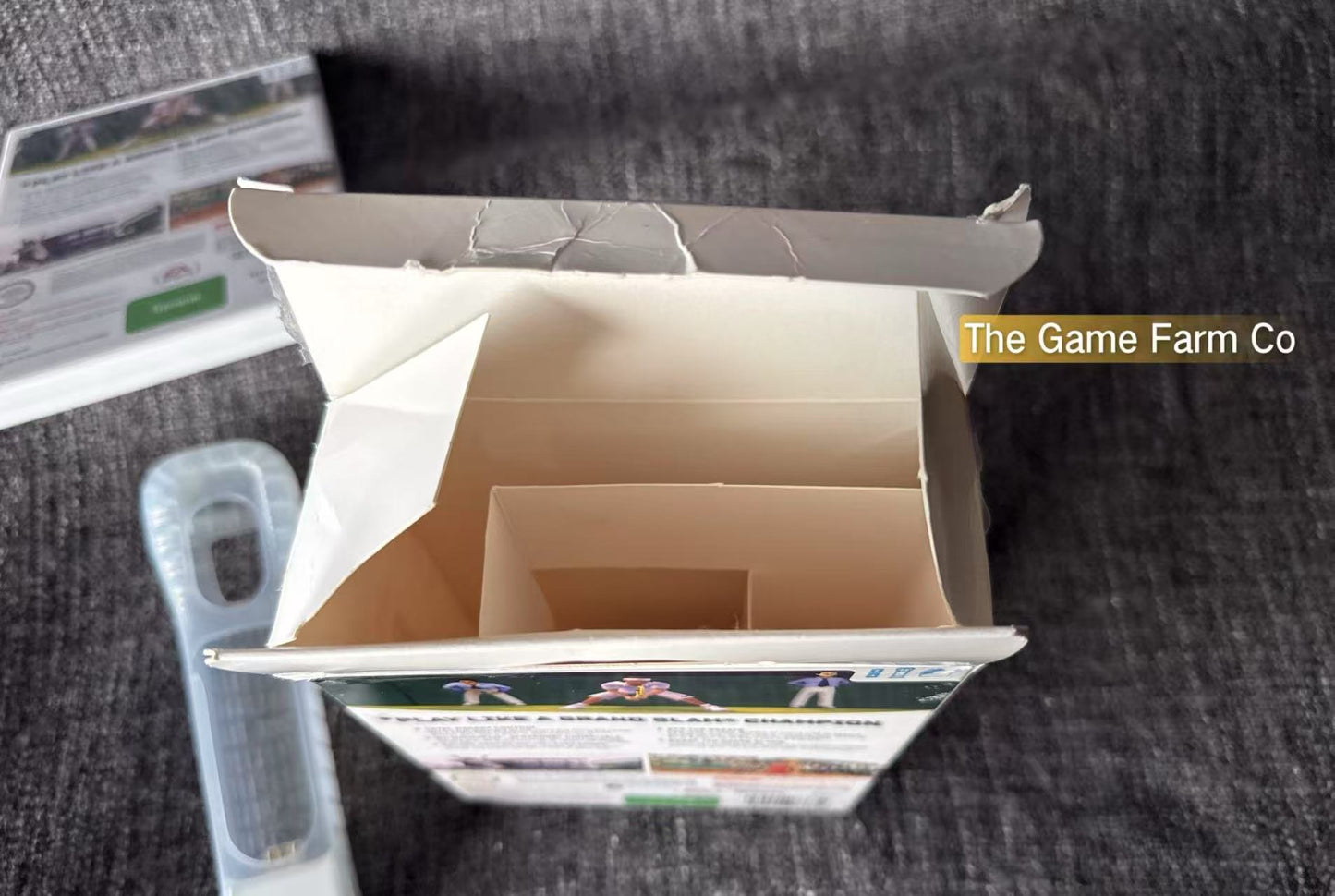 Grand Slam Tennis Boxed With Motion Plus Adapter + Sleeve -  Nintendo Wii game