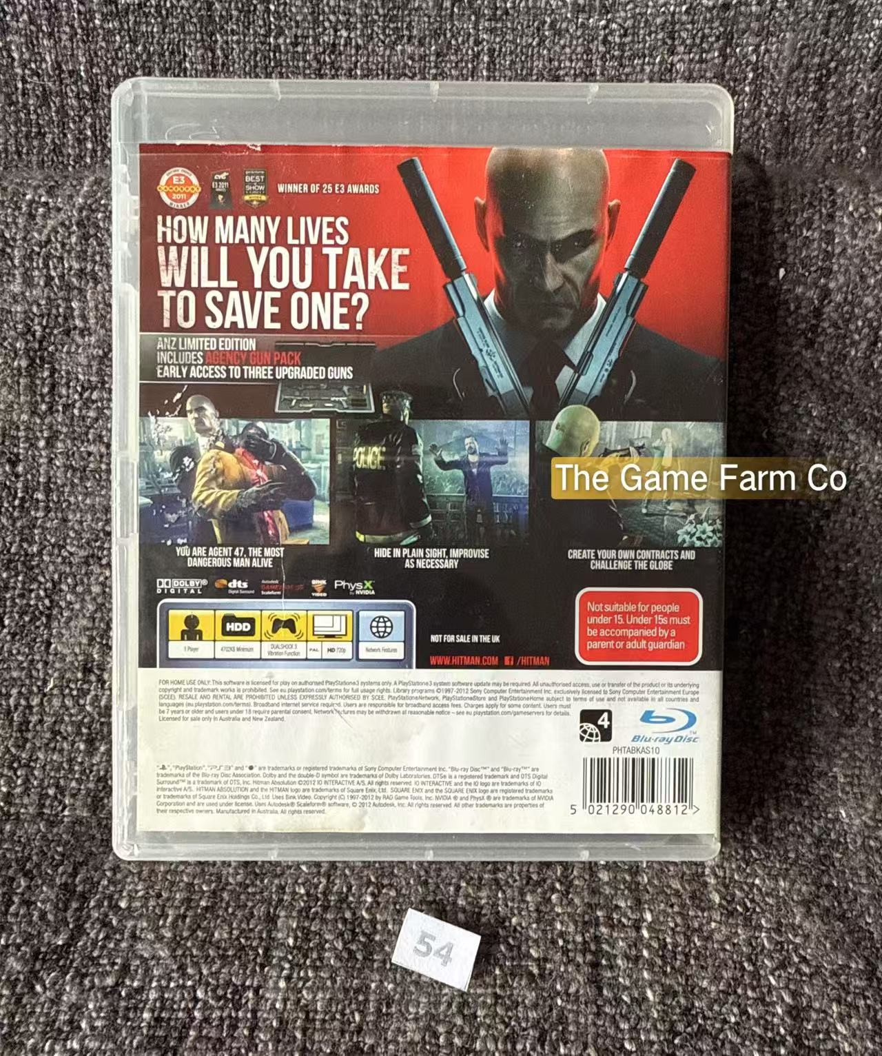 Hitman Game - PS3 - Sony Playstation 3