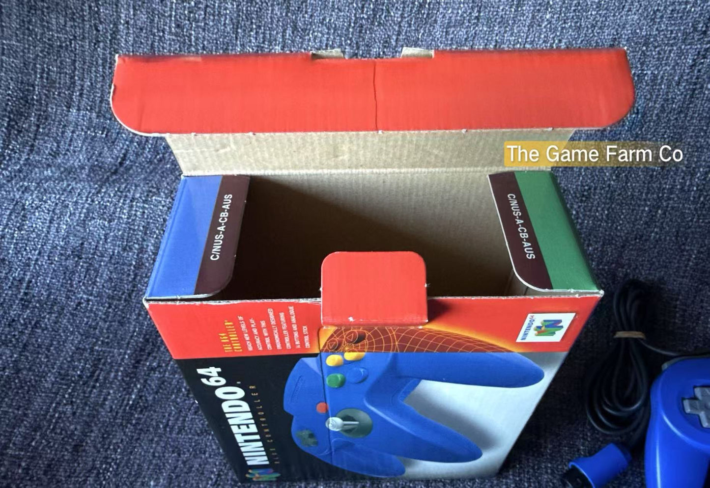 All Genuine boxed Blue N64 controller (Nintendo)
