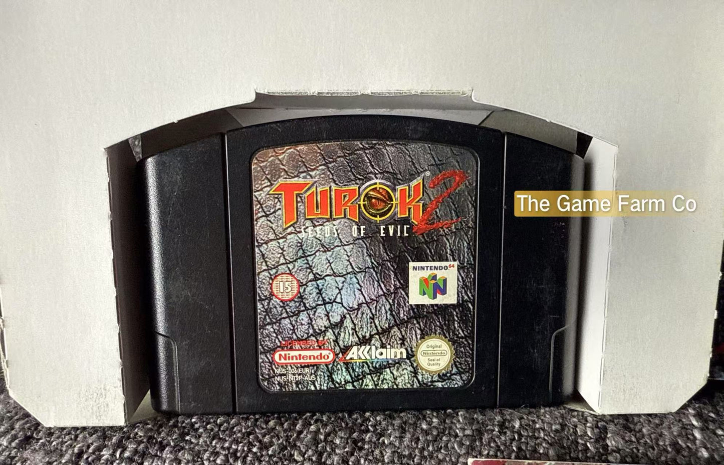 Turok 2 - Seeds of Evil Game Boxed - Nintendo 64 / N64 - Pal Version