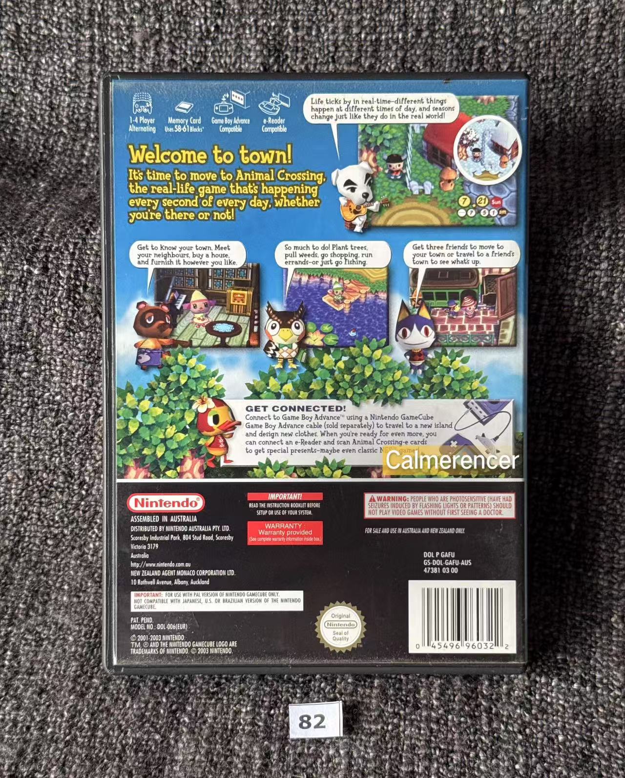 Animal Crossing Game - No manual - Nintendo Gamecube - Pal Version
