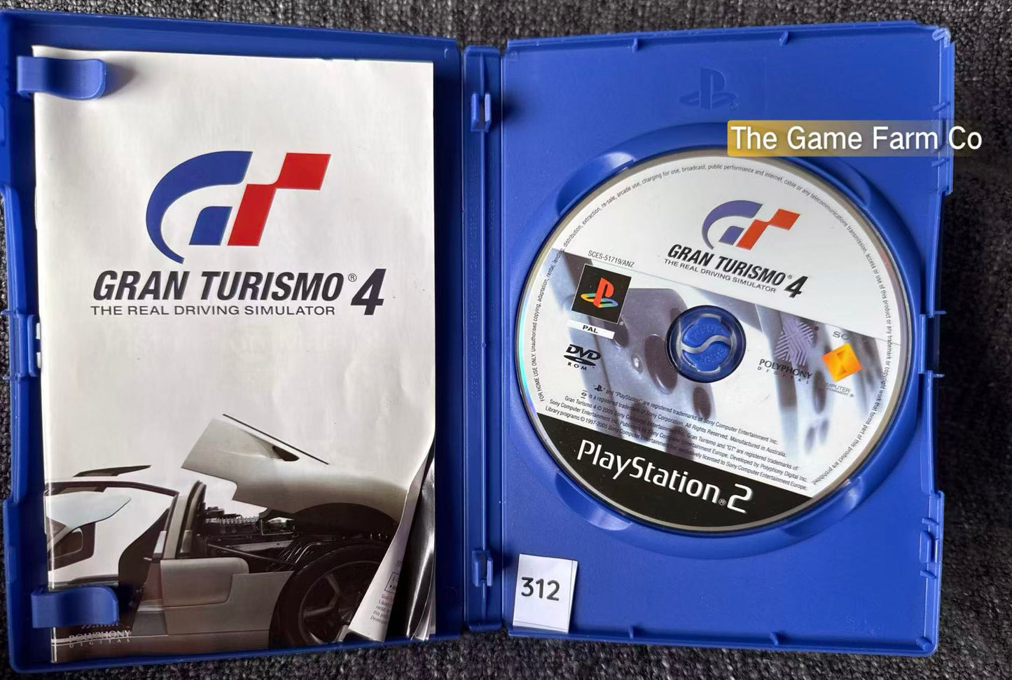 Gran Turismo 4 Game- Sony PlayStation 2 (PS2)