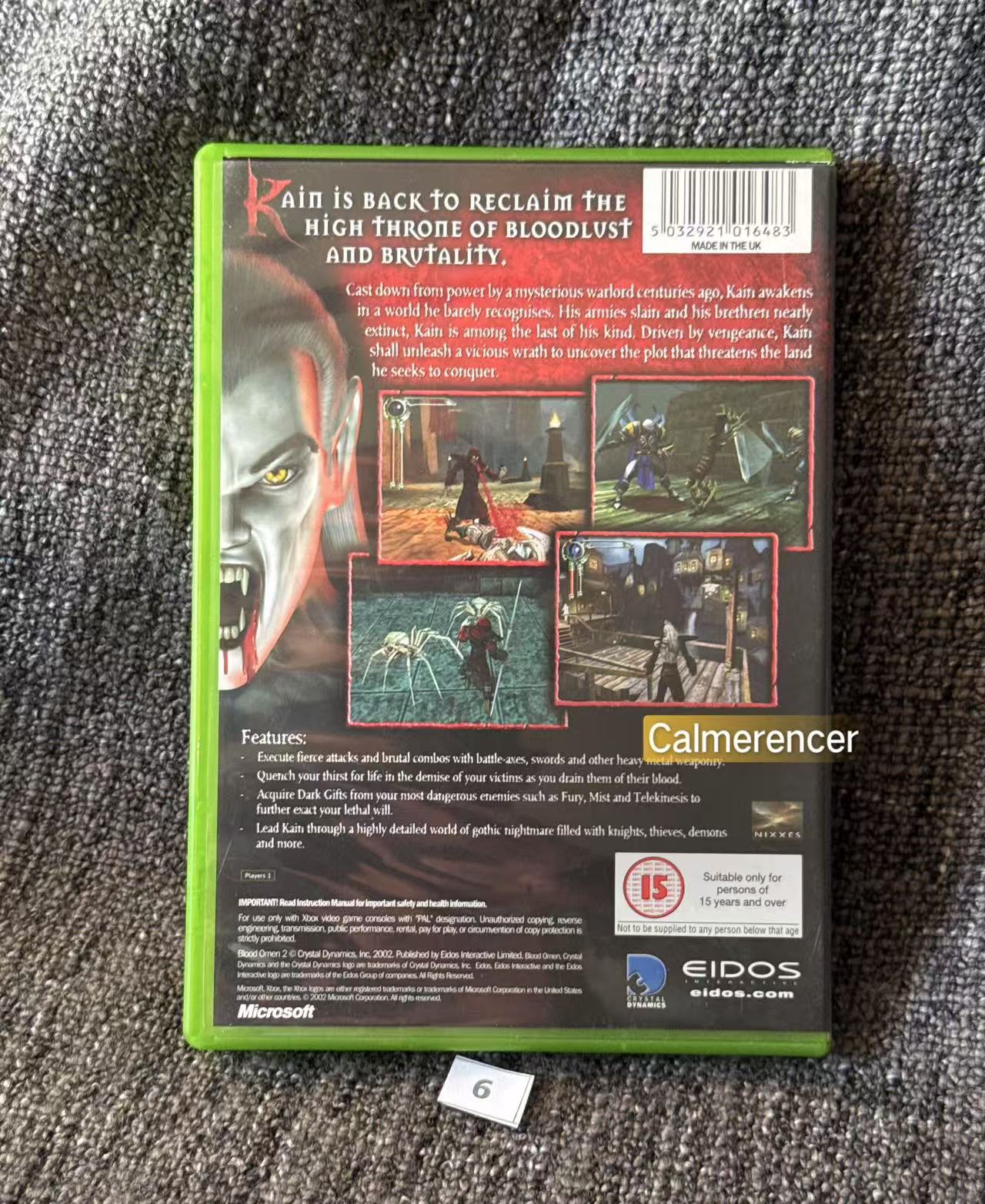 Blood Omen 2 Game Microsoft Xbox One