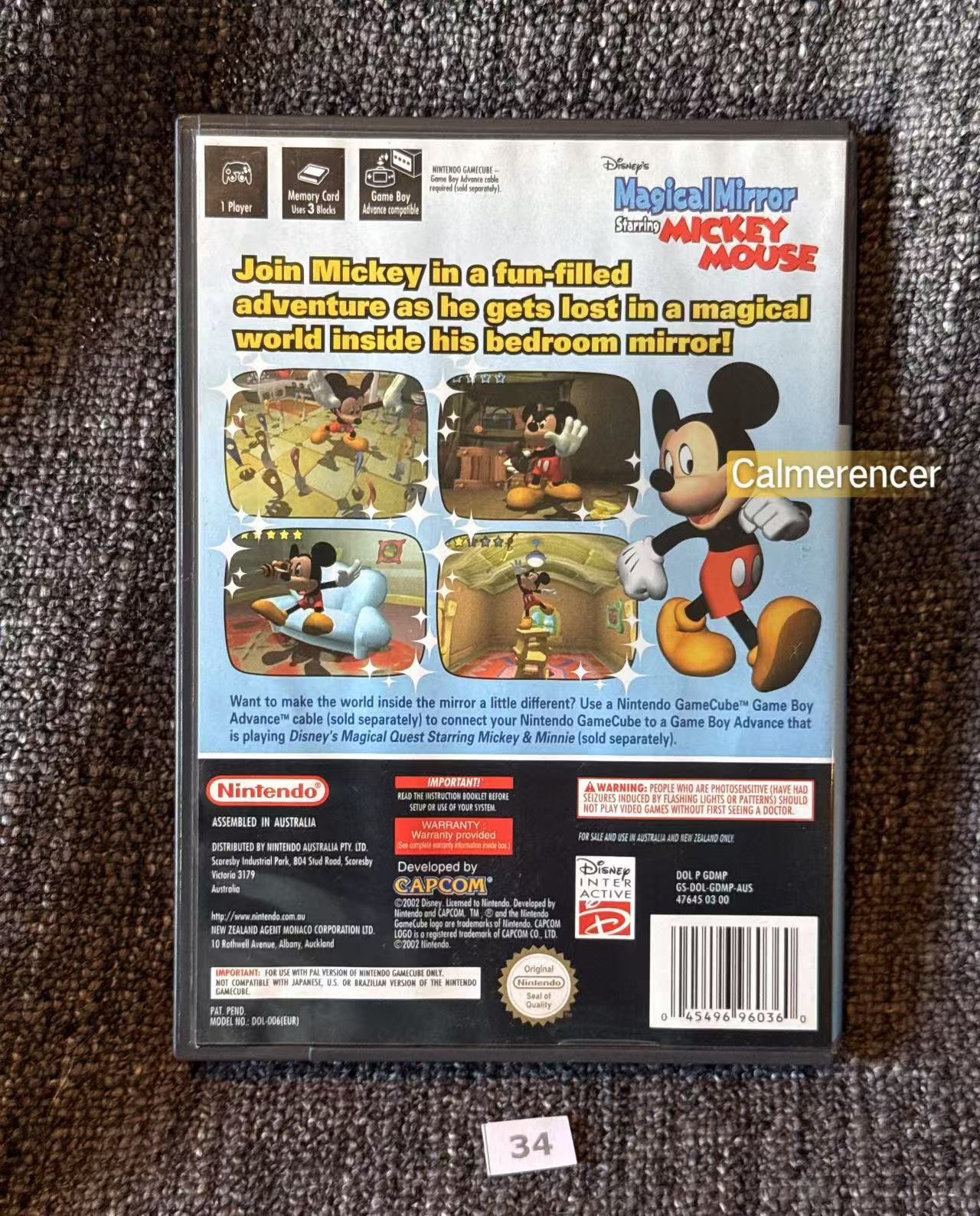 Magical Mirror Starring Mickey Mouse  Game - Nintendo Gamecube - Pal Version