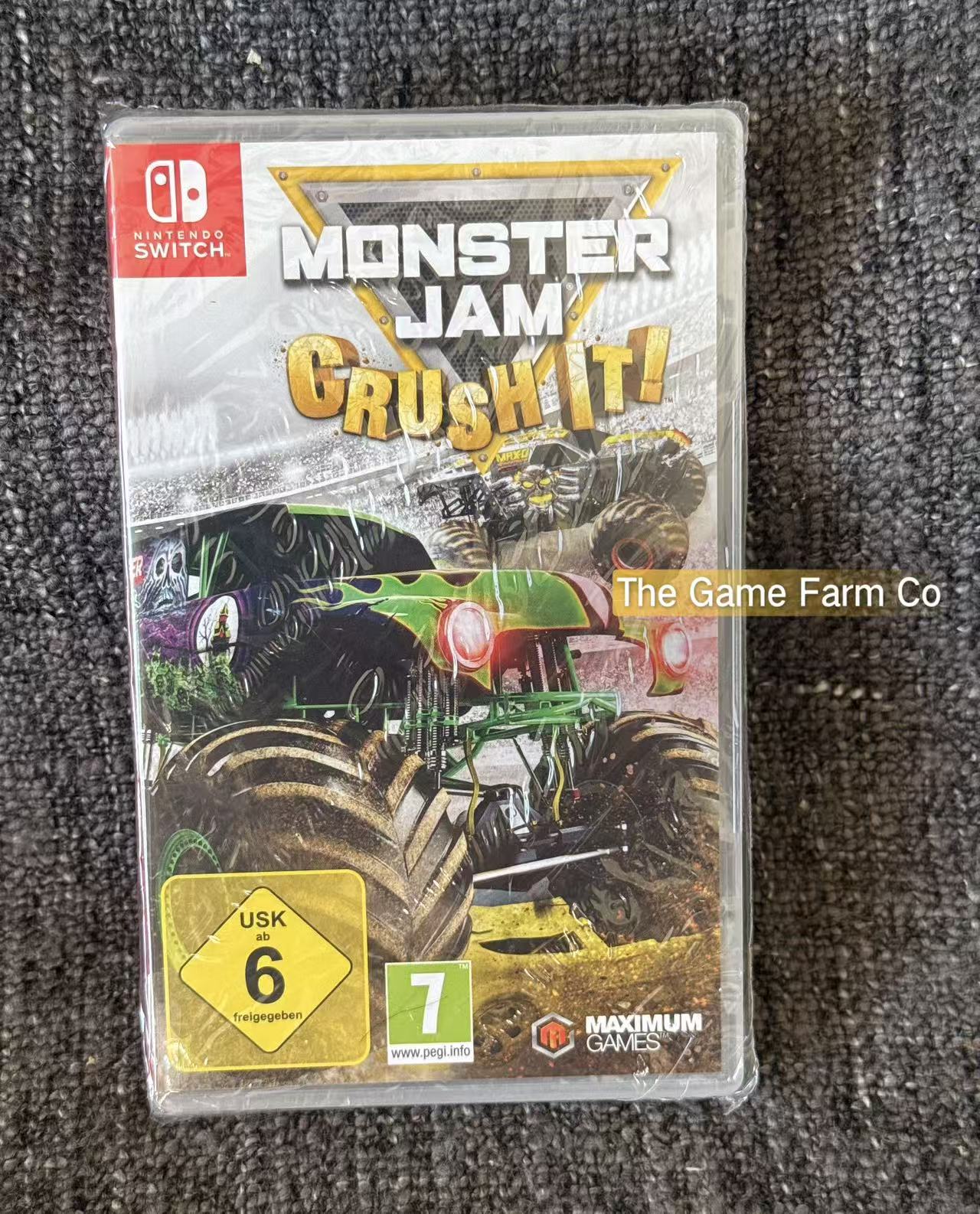 Monster Jam: Crush It! Nintendo Switch Brand New and Sealed Physical Game