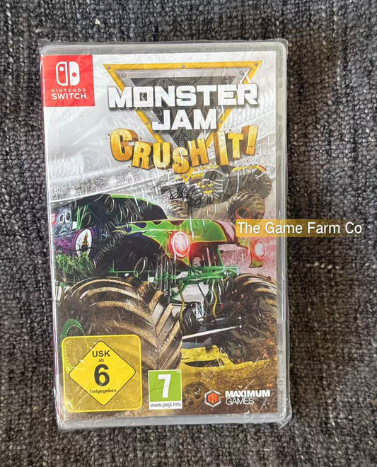 Monster Jam: Crush It! Nintendo Switch Brand New and Sealed Physical Game