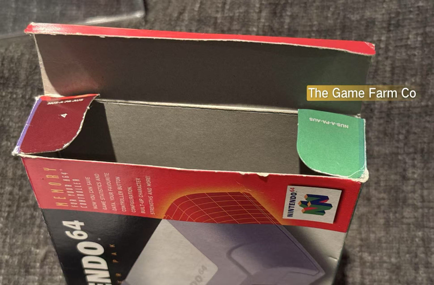 Genuine N64 Memory/Controller Pak Boxed - Pal Version