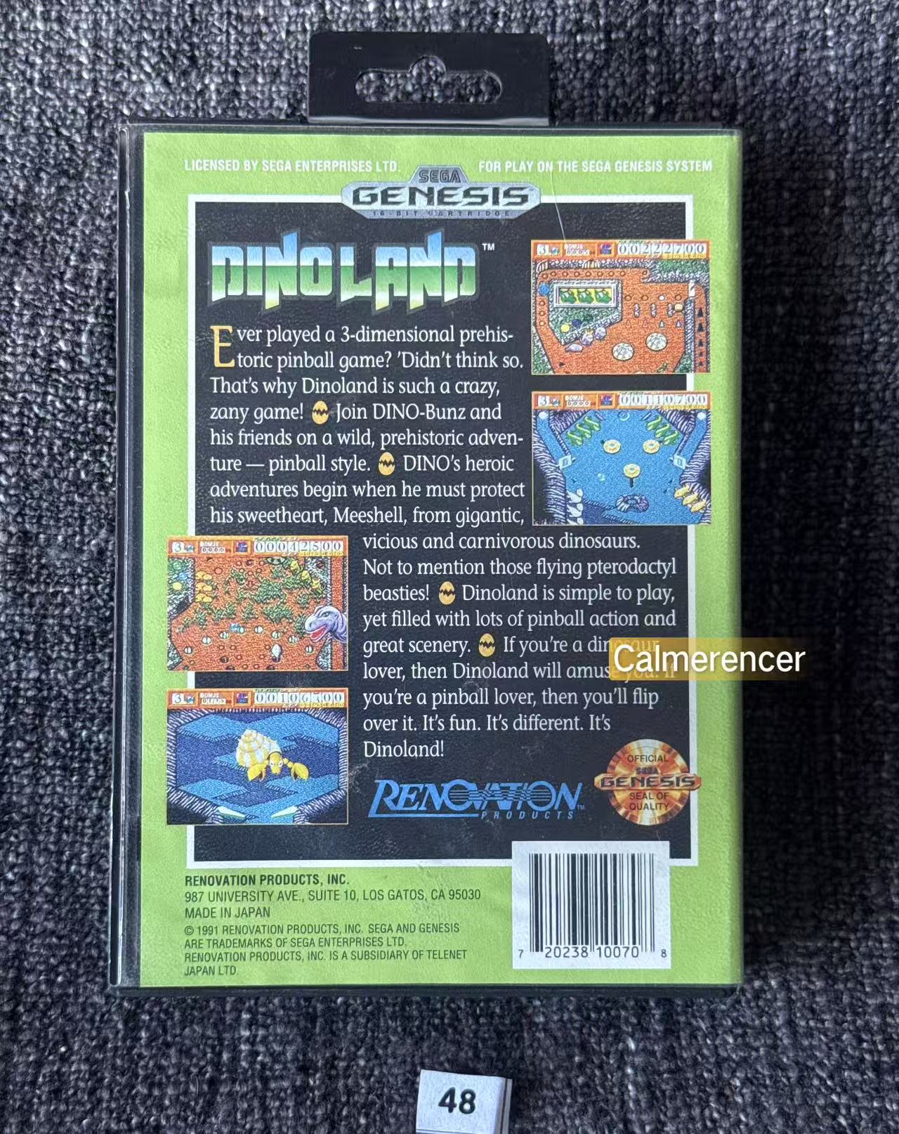 Dino Land Game - No manual - Sega Mega Genesis