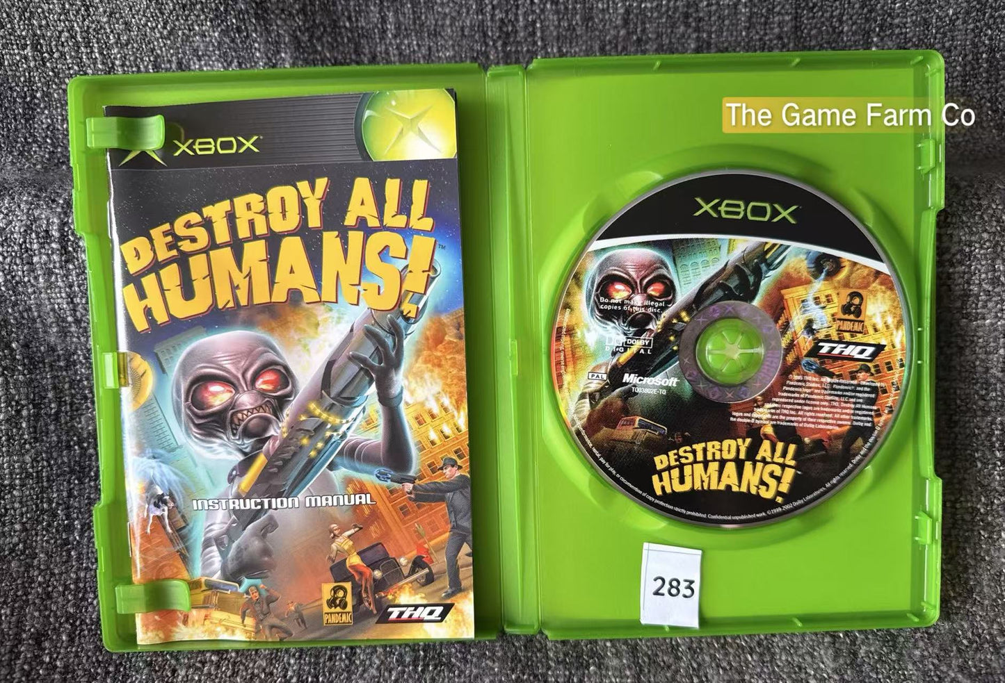Destroy All Humans Game Microsoft Xbox Original