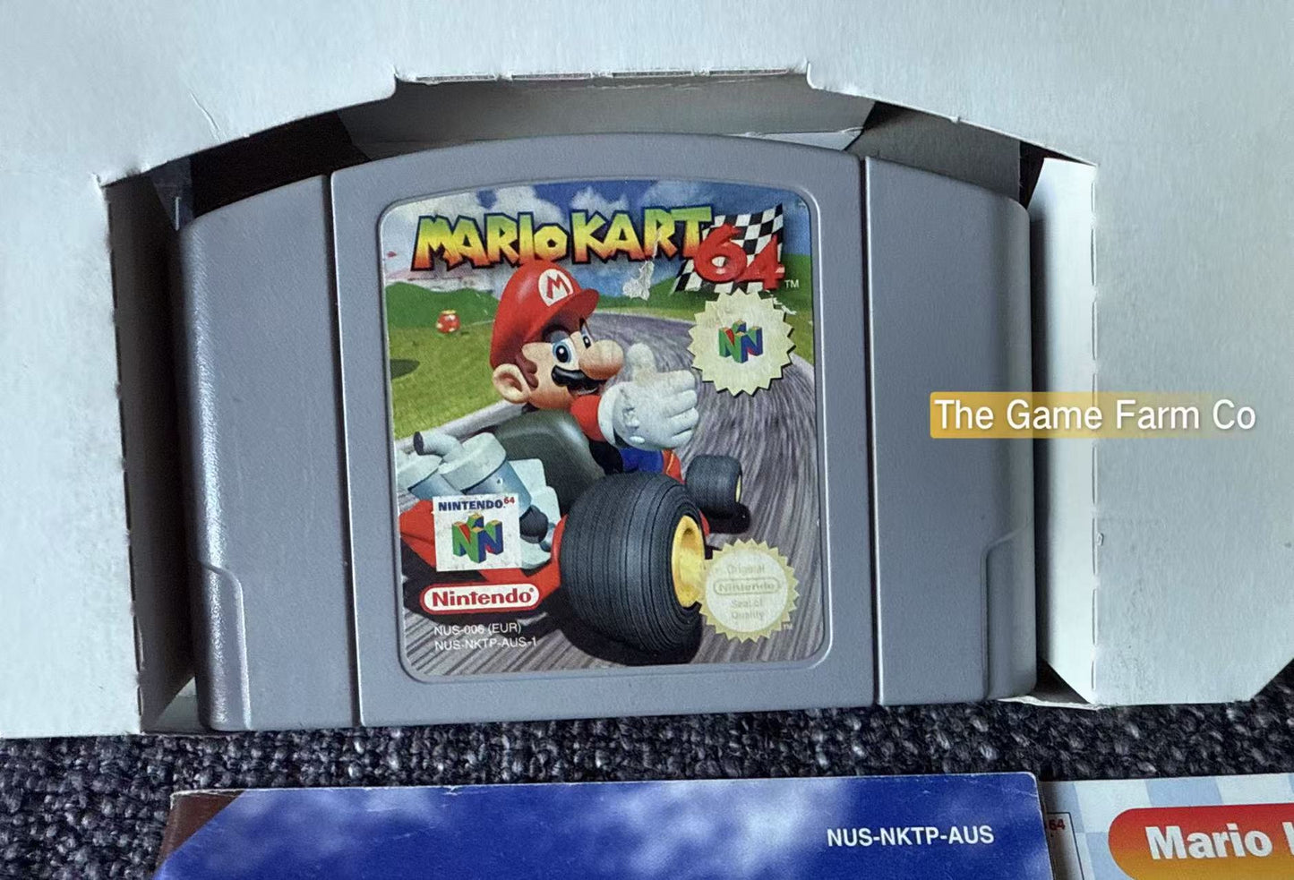 Mario Kart Game Boxed - Nintendo 64 / N64 - Pal Version