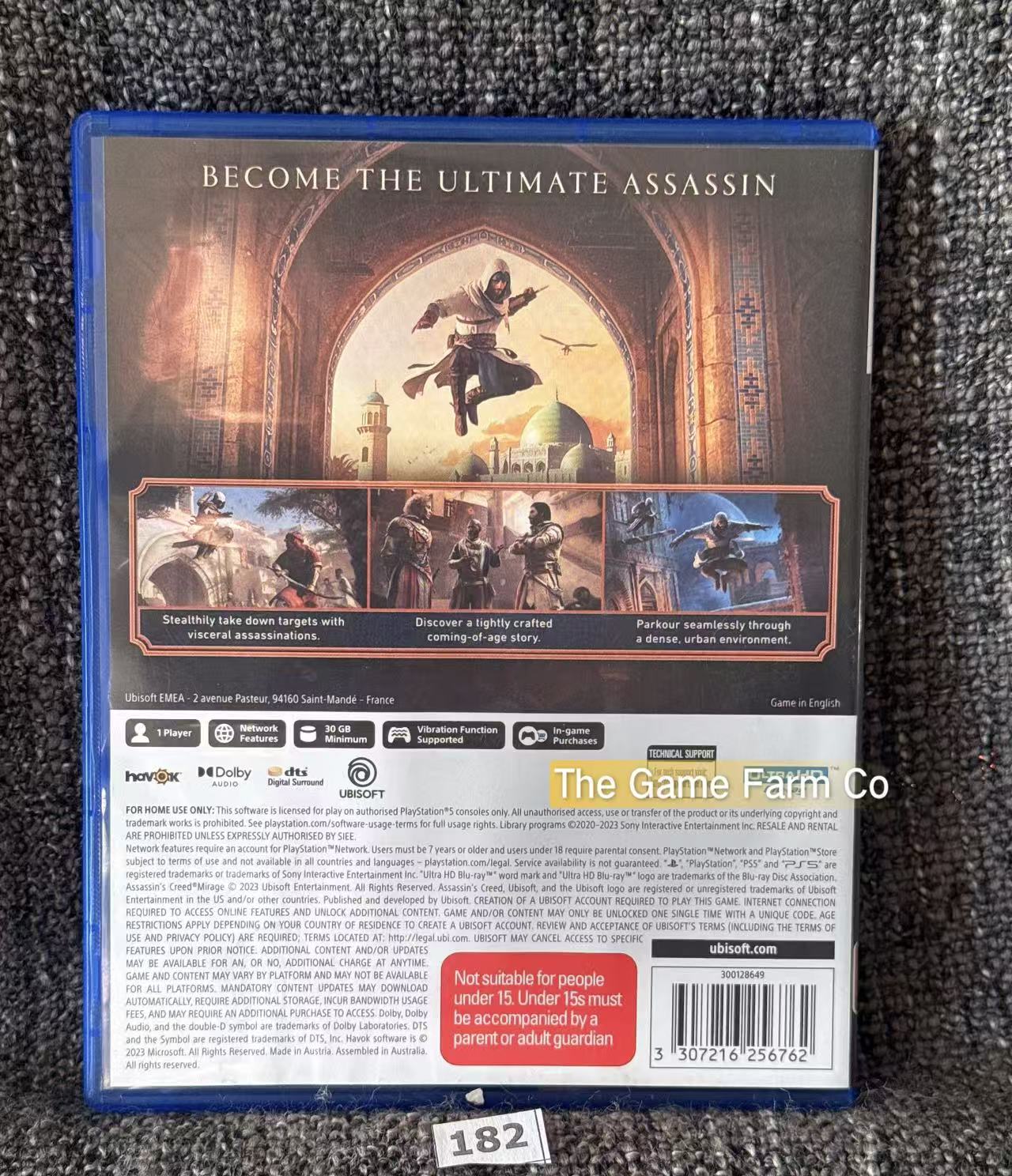 Assassin's Creed Mirage Sony PlayStation 5 Complete AUS Tested Used