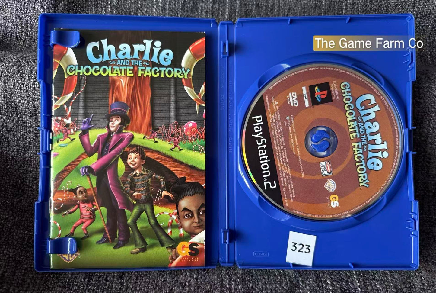 Charlie And The Chocolate Factory Game- Sony PlayStation 2 (PS2)
