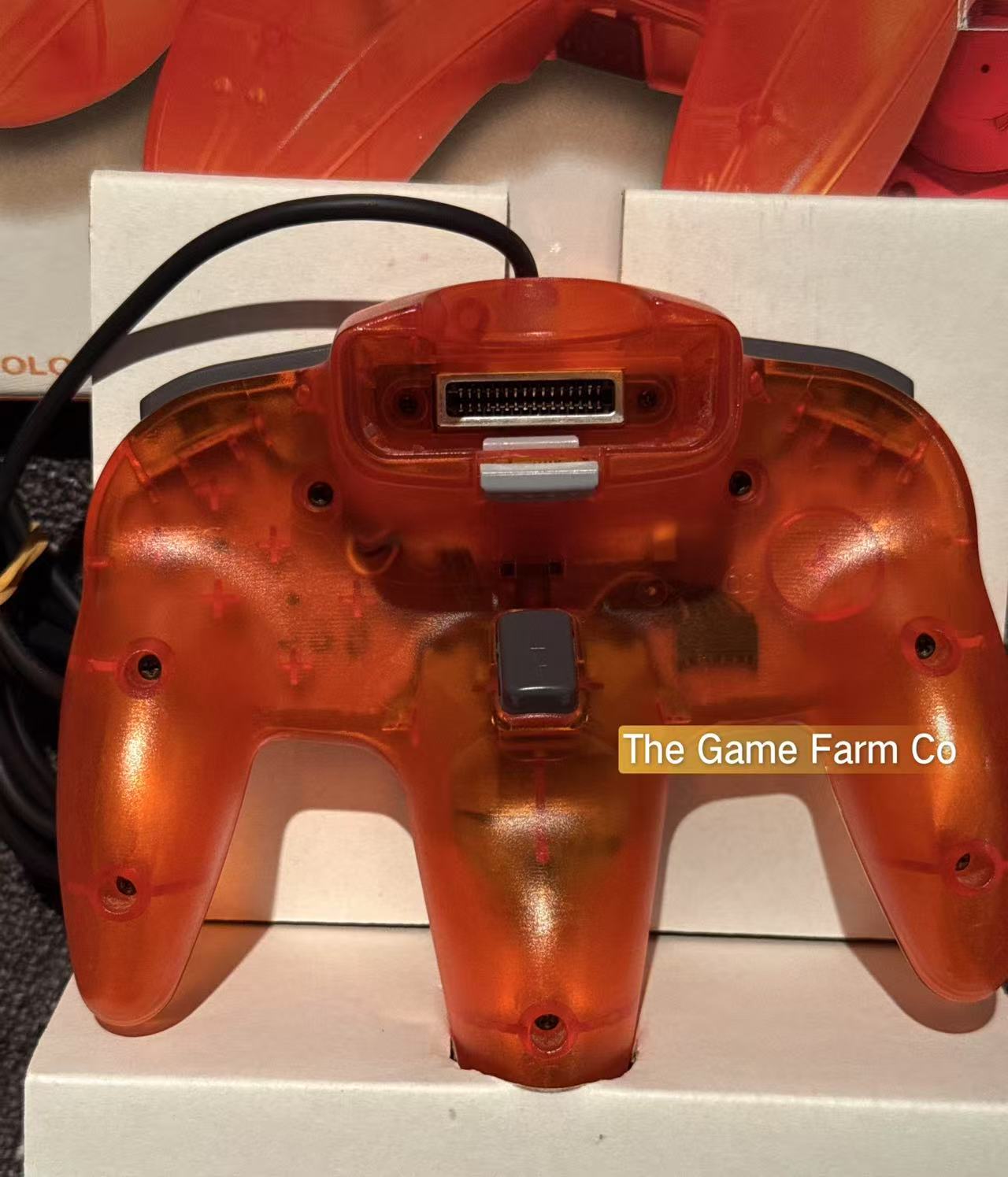 All Genuine boxed Fire Orange N64 controller in excellent condition (Nintendo)