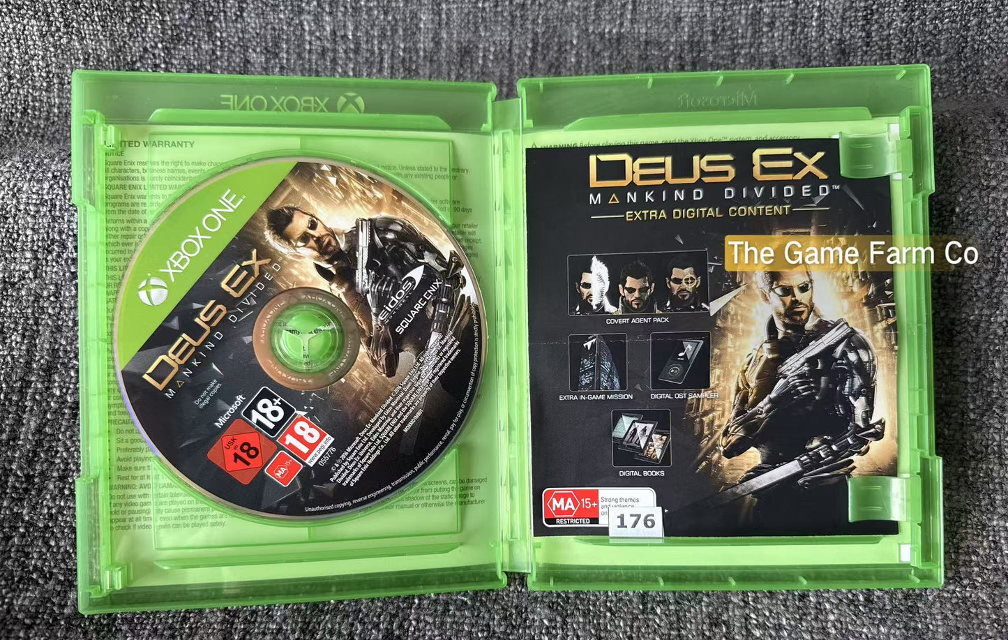 Deus Ex Makind Divided Day One Edition  Game - Microsoft Xbox One