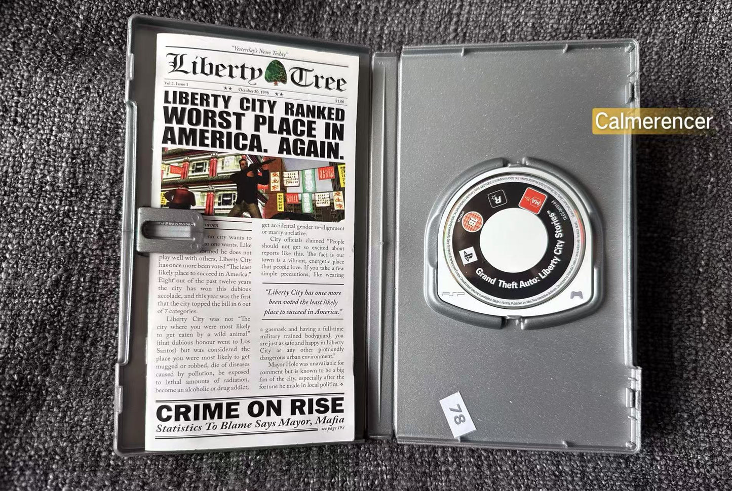 Grand Theft Auto: Liberty City Stories PSP Game - Playstation Portable