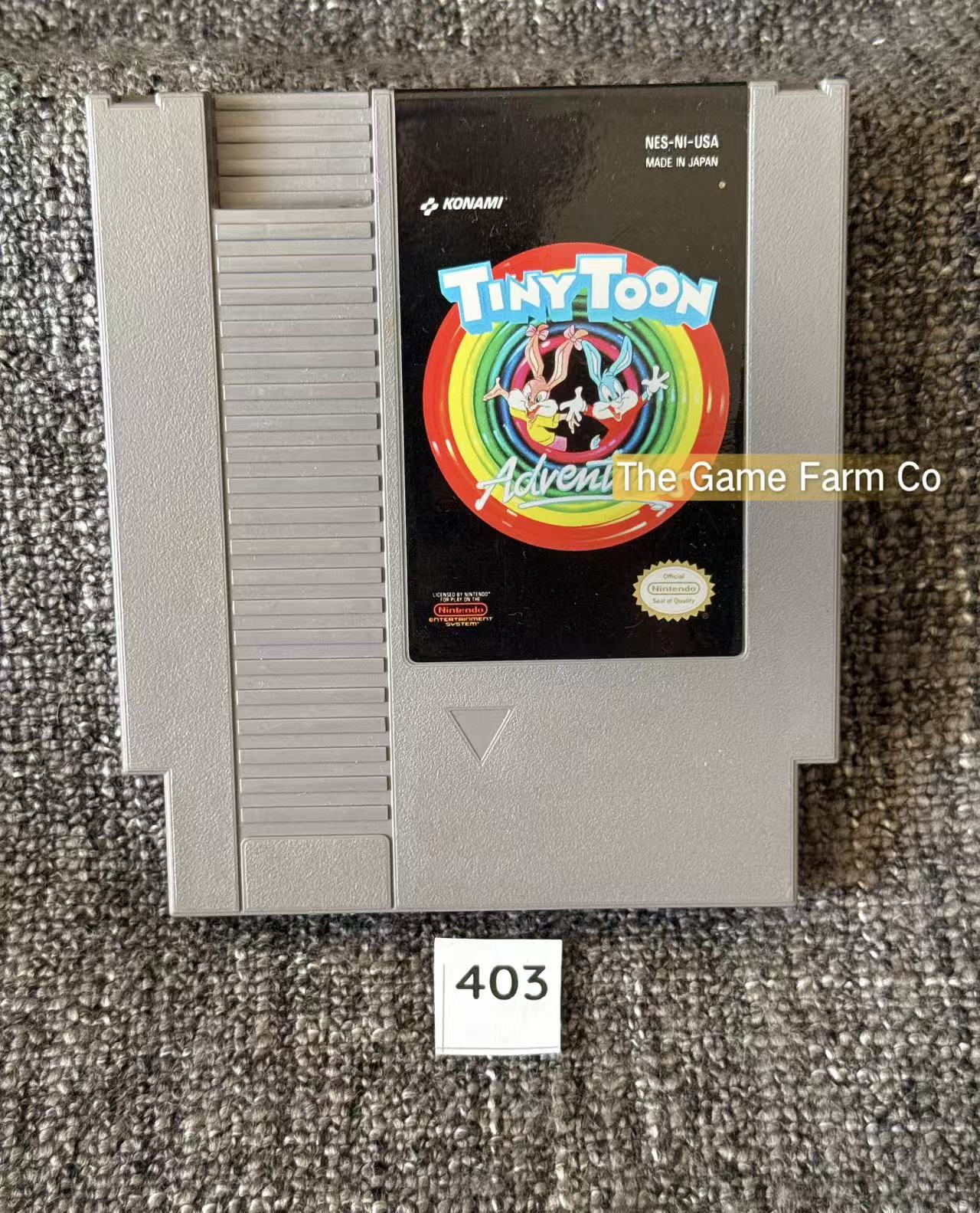 Tiny Toon Adventures NES Physical Game Loose NTSC Tested Used