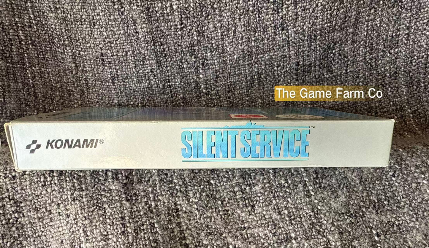 Silent Service Boxed Game - Nes - Nintendo / Entertainment System - Pal Version