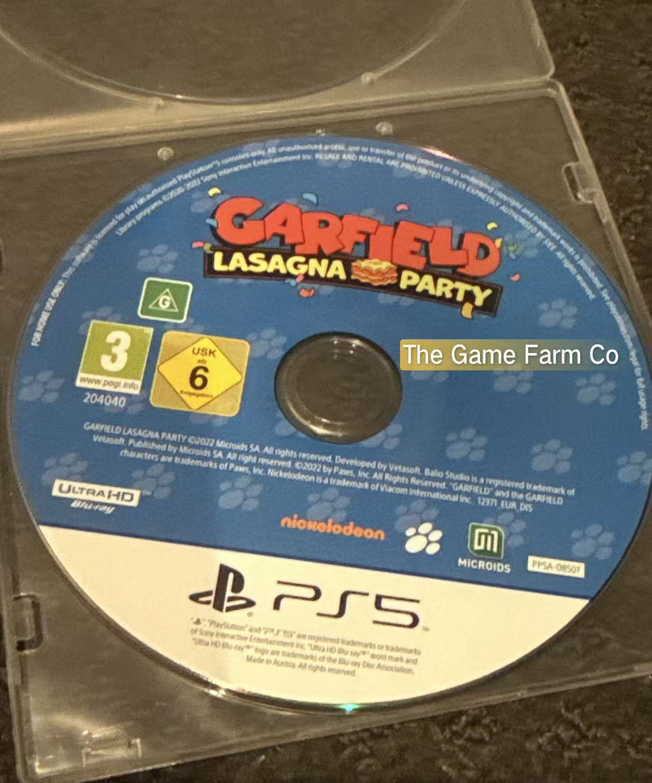 Garfield Lasagna Party Loose Game - Sony Playstation 5 - Pal Version