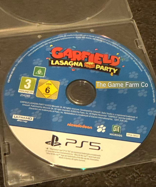 Garfield Lasagna Party Loose Game - Sony Playstation 5 - Pal Version