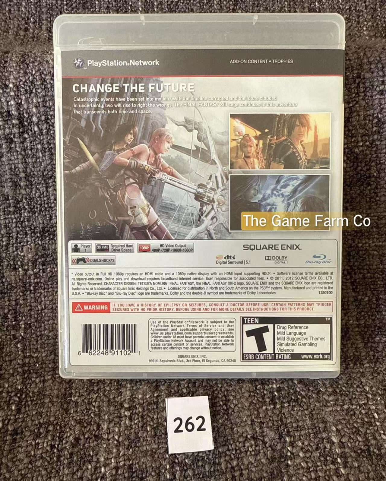 Final Fantasy Xlll-2 Game - PS3 - Sony Playstation 3