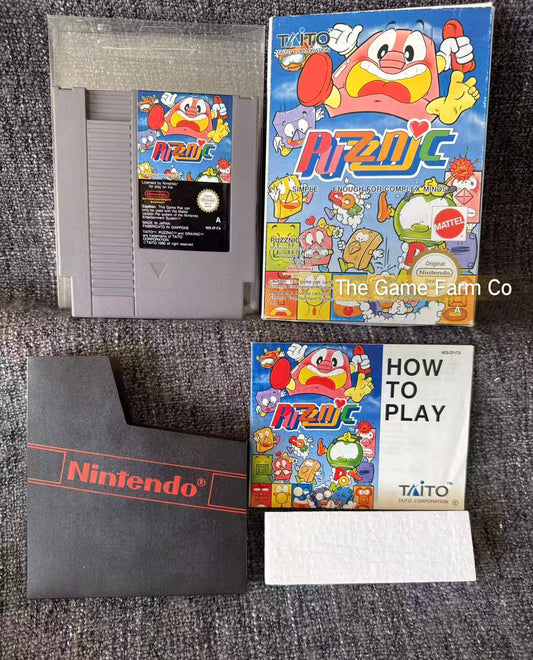 Puzznic Boxed Game - Nes - Nintendo / Entertainment System - Pal Version