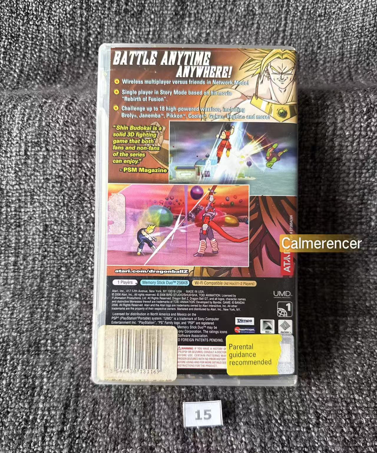 Dragon Ball Z: Shin Budokai  PSP Game - PlayStation Portable