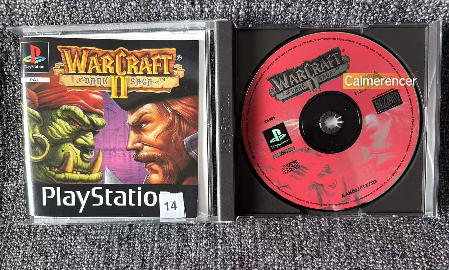 Warcraft 2 The Dark Saga - Excellent Condition - Sony Playstation One (PS1) Game